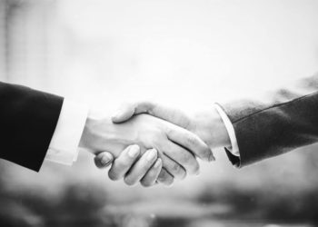 Trust hand shake